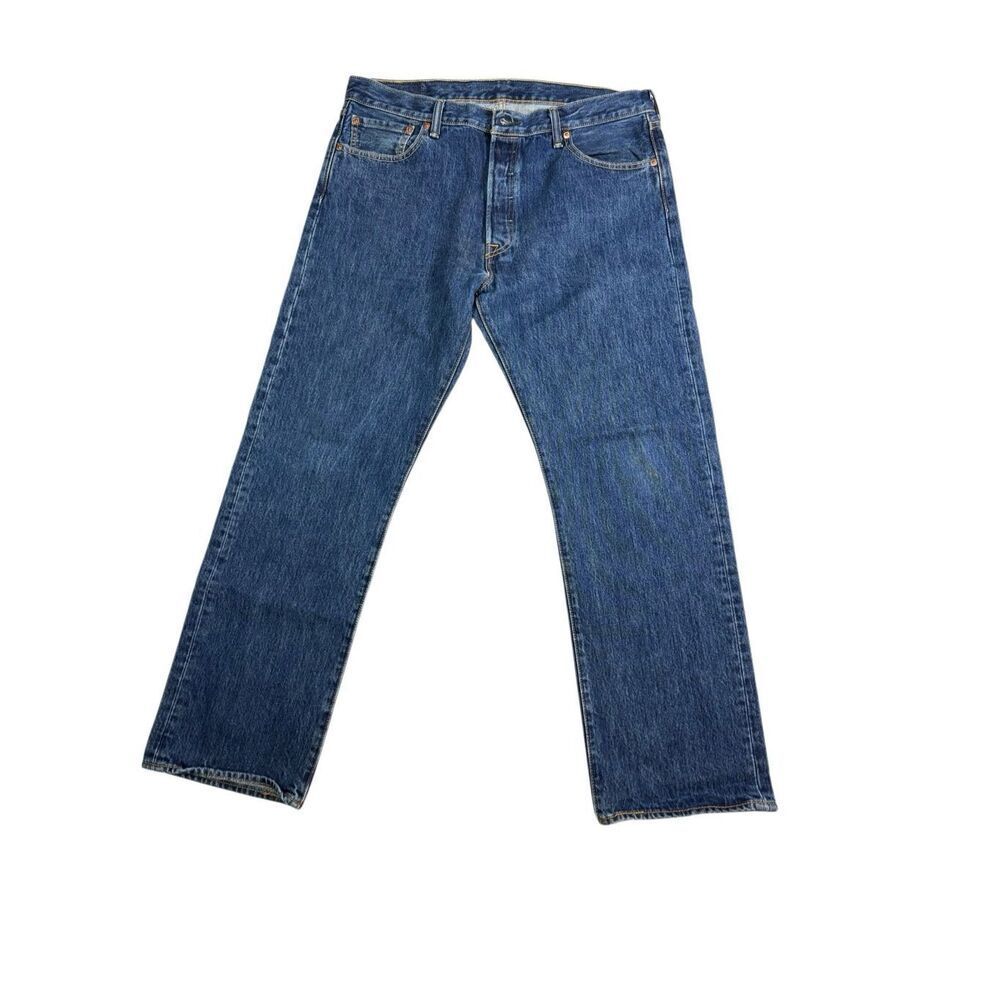 Levi’s 501 Original Fit Straight Leg Men’s Jeans Sz W36 L30 Dark Wash